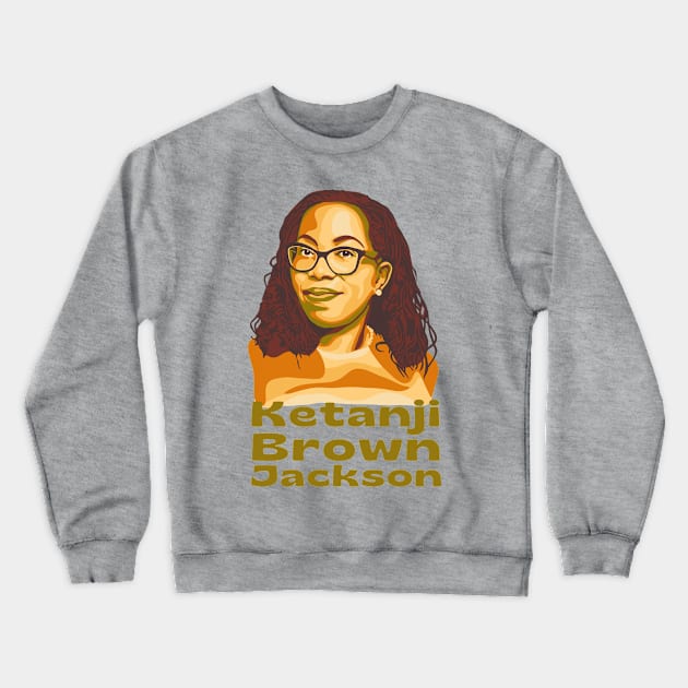 Ketanji Brown Jackson Crewneck Sweatshirt by Slightly Unhinged